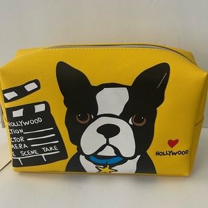 Marc Tetro Boston Terrier Hollywood Makeup Bag